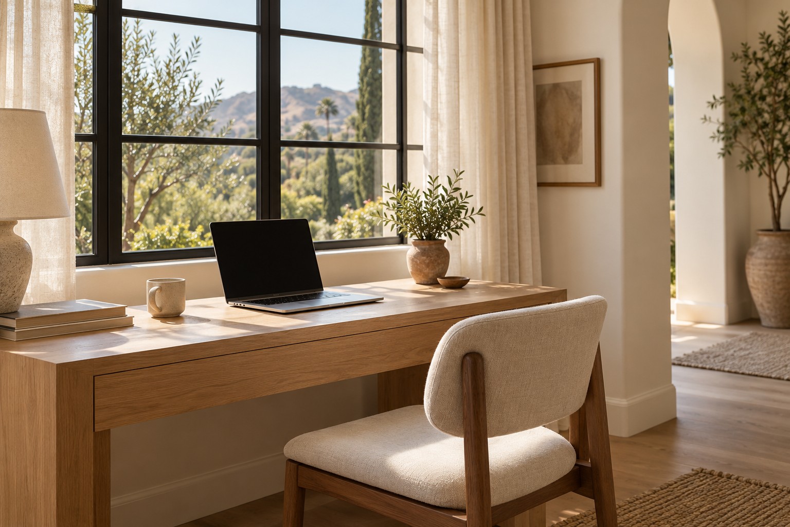 Window-side workspace design concept